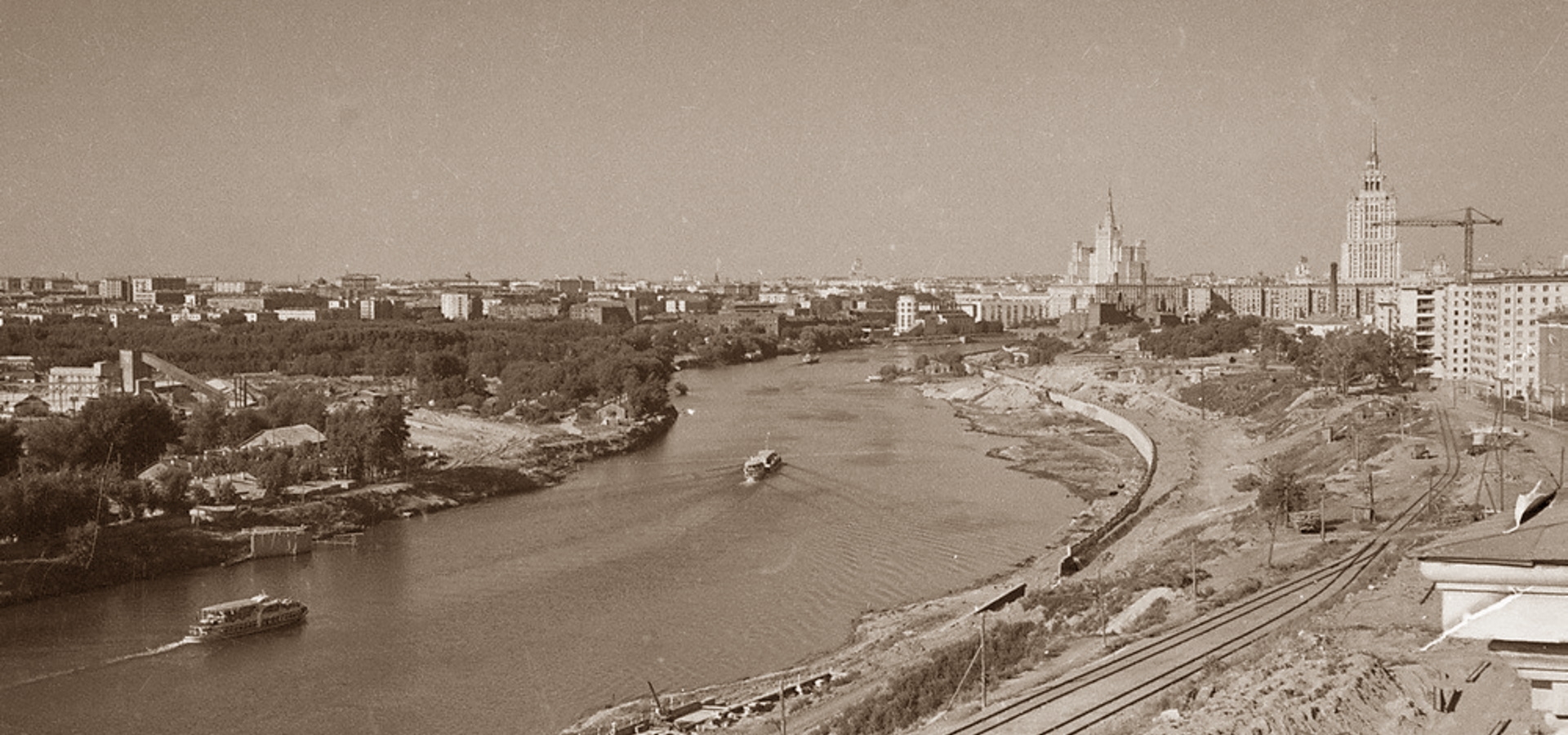 Москва Сити в 1960 году